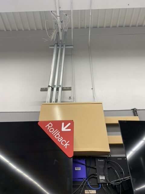 14 week Walmart Data Remodel Contract with Walmart Project Managers - Data Runs, Network Troubleshooting, Hardware Support, Network Cabinet Moves, Project Management, Line Drops, Point of Sale, Front End Transformations, FET, TV Mounts, Port Configurations, Scissor Lifts, Open Ceiling Runs by Vansin Network